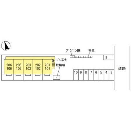 D-room下黒田の物件外観写真